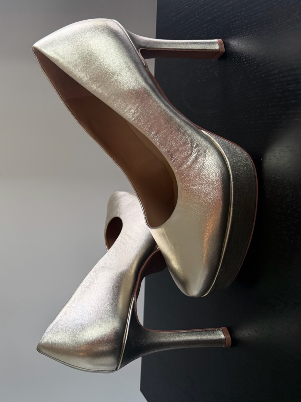 Naturalizer Metallic Gold Platform Pumps